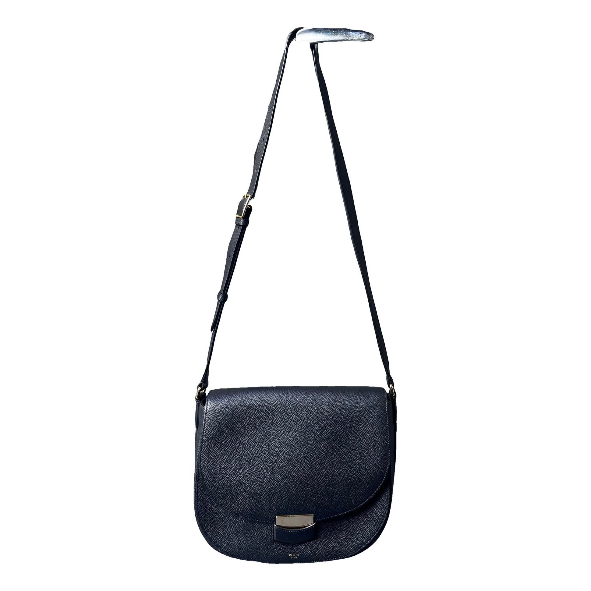 Trotteur leather crossbody bag