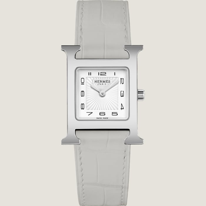 Gris Perle Heure H Small Model 25 MM Single Tour Watch Strap
