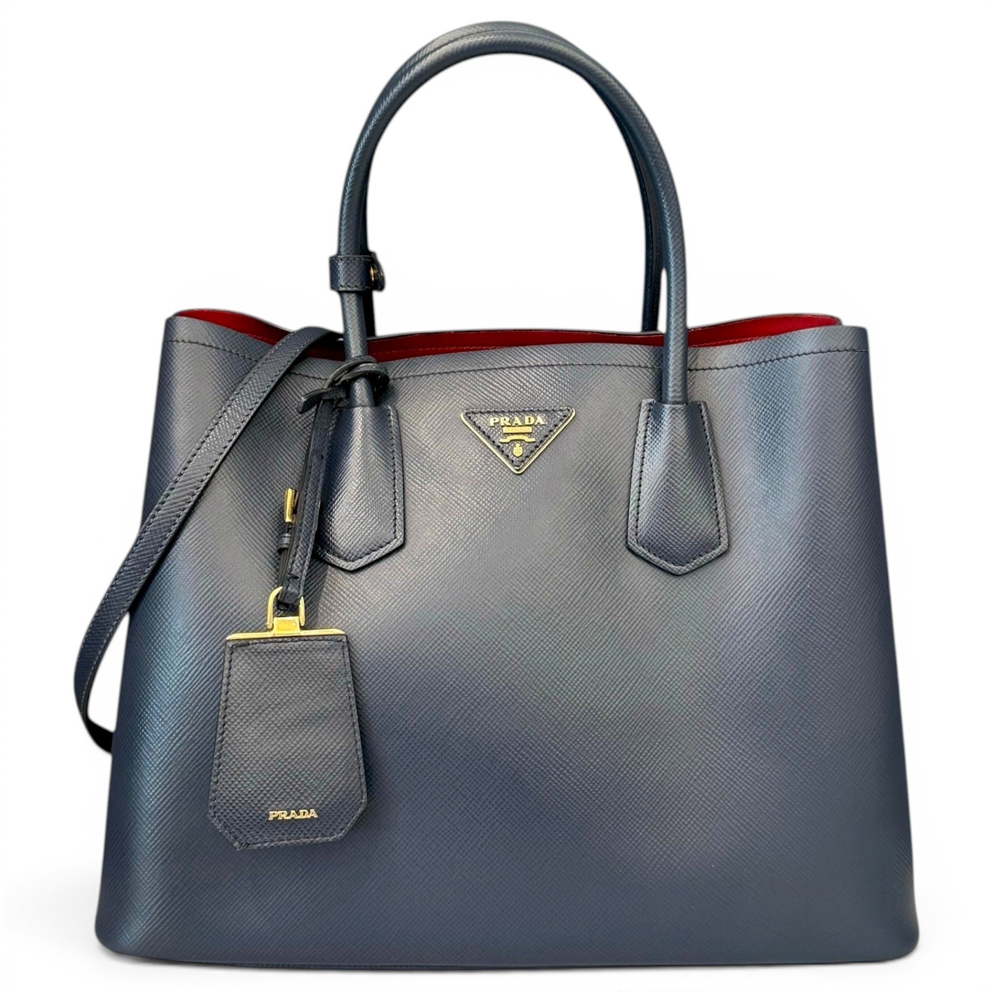 Double pony-style calfskin tote
