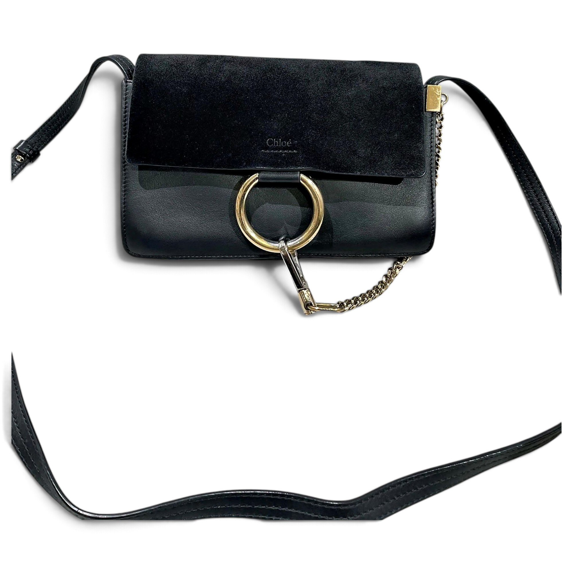 Faye leather crossbody bag