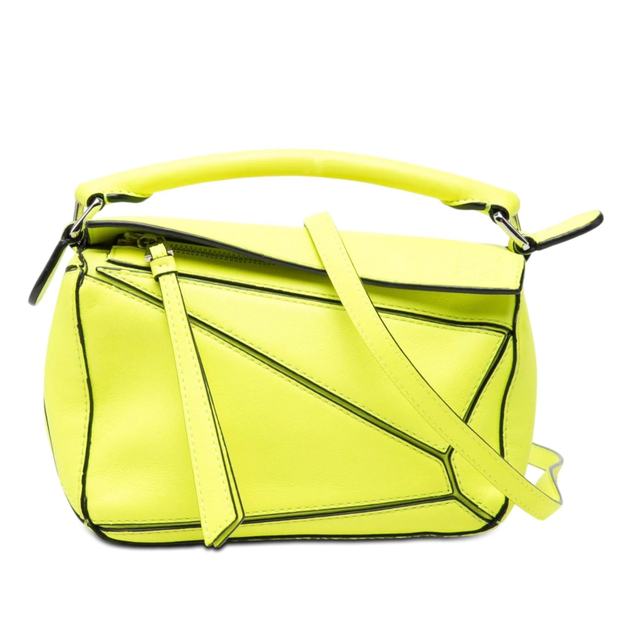 Puzzle pony-style calfskin satchel