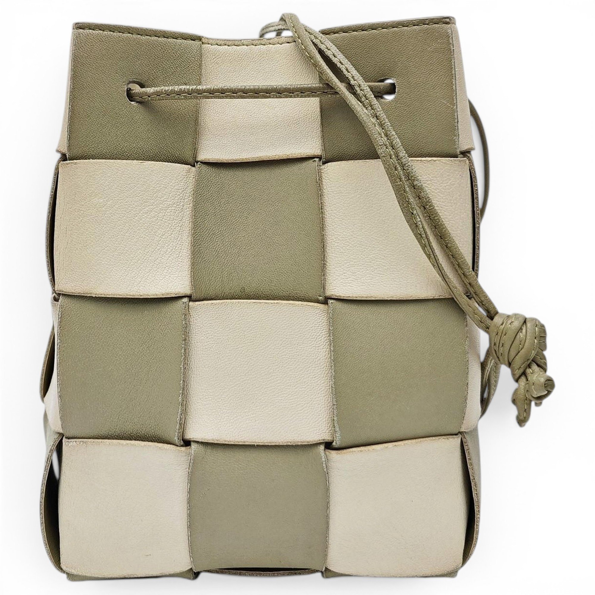 Brick Cassette leather handbag