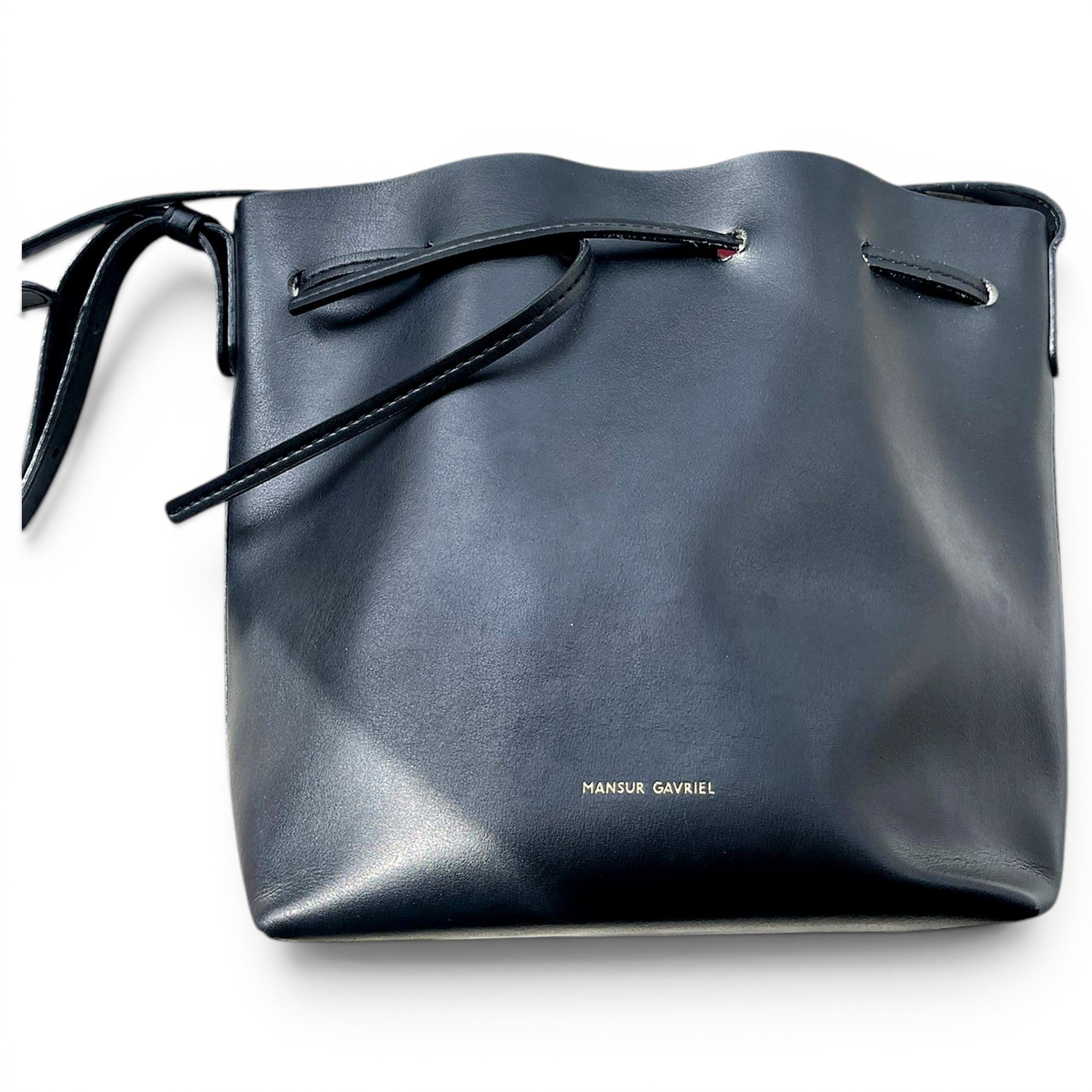 Bucket leather bag