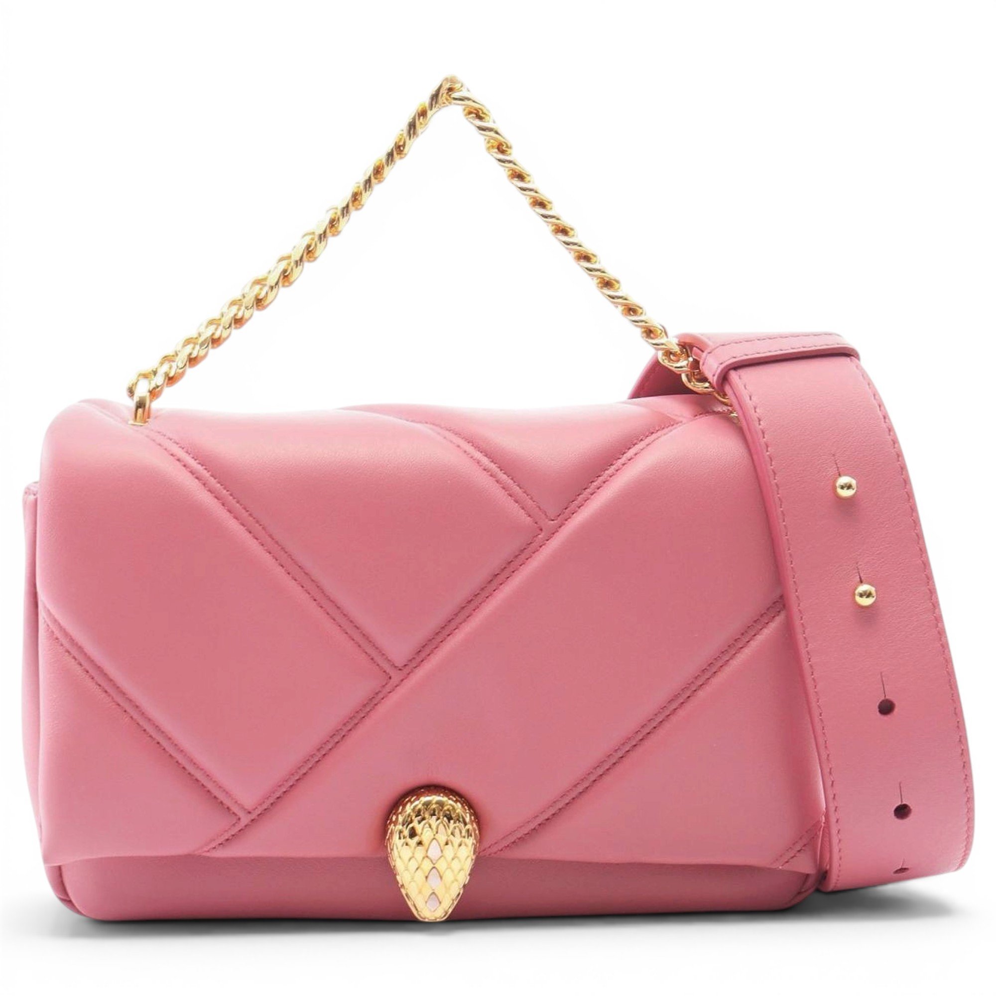 Serpenti leather handbag