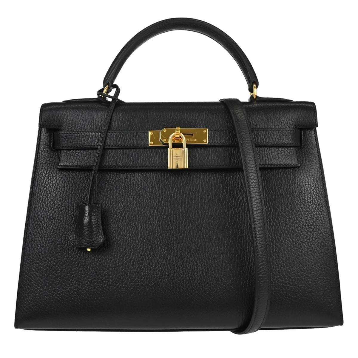 Hermes Kelly 32 leather handbag