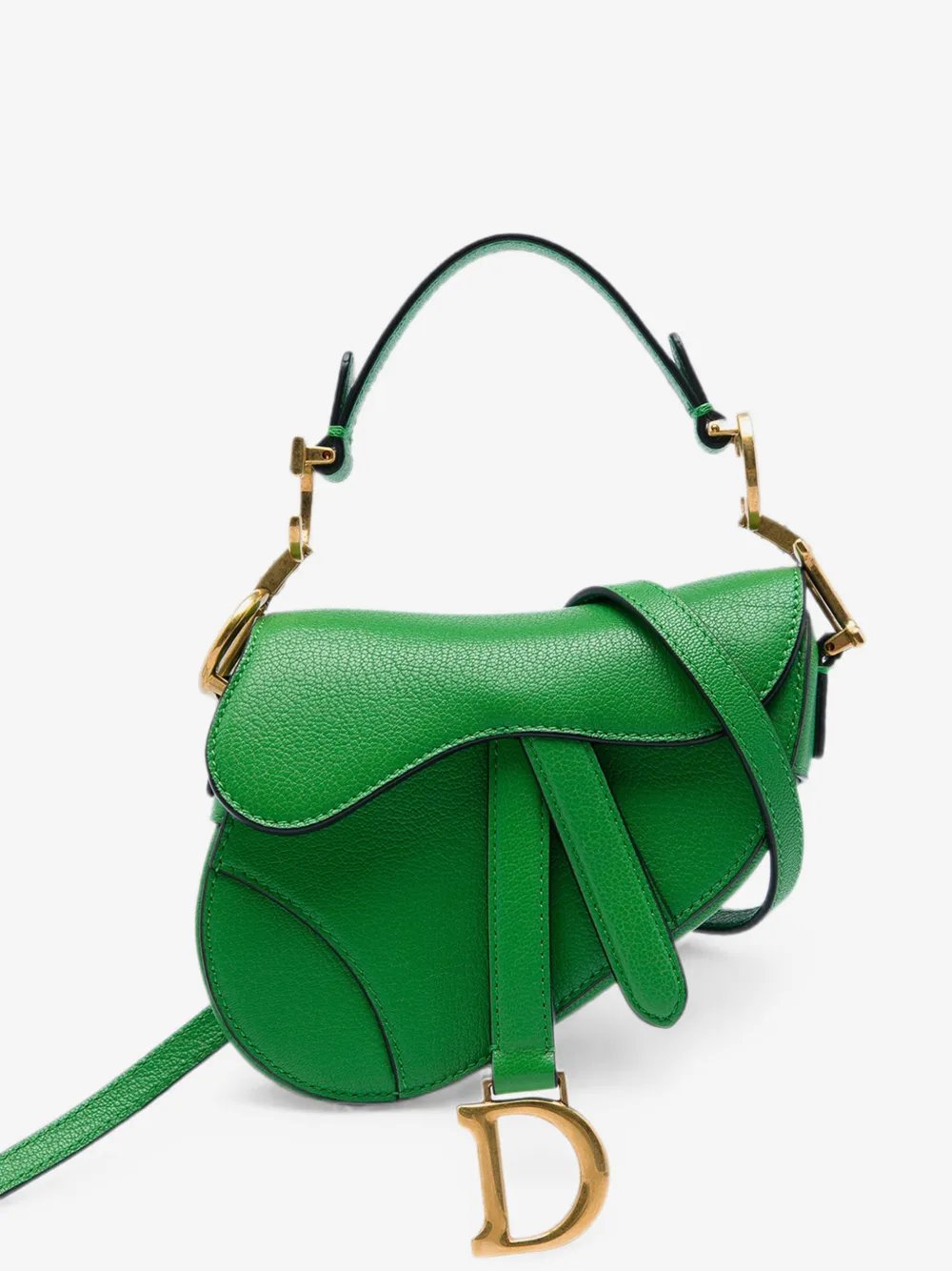 Dior 2022 Micro Goatskin Saddle Bag satchel