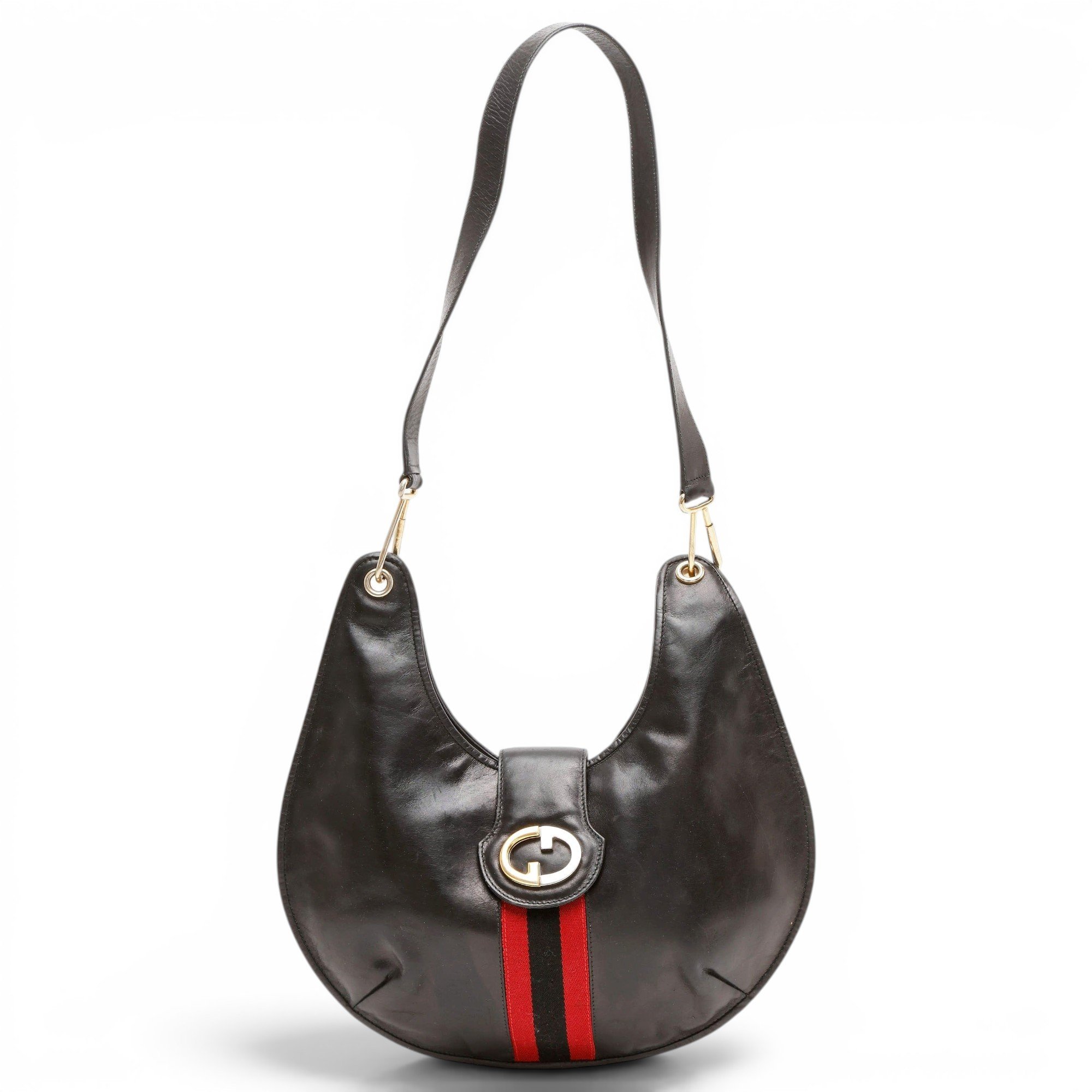 Hobo leather handbag