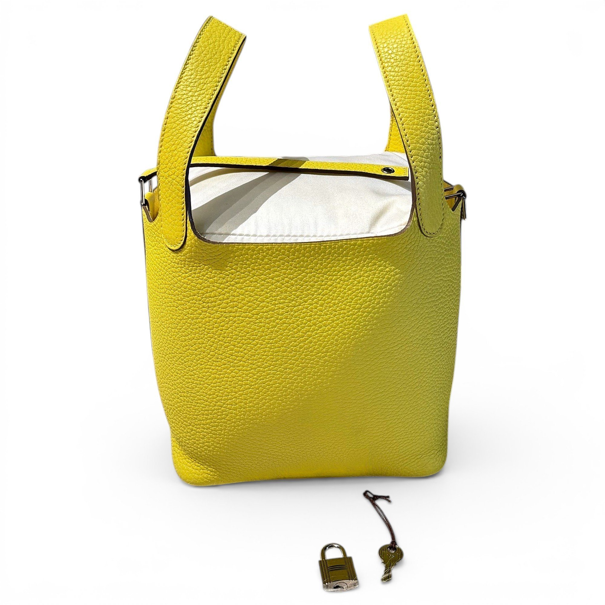 Picotin leather handbag