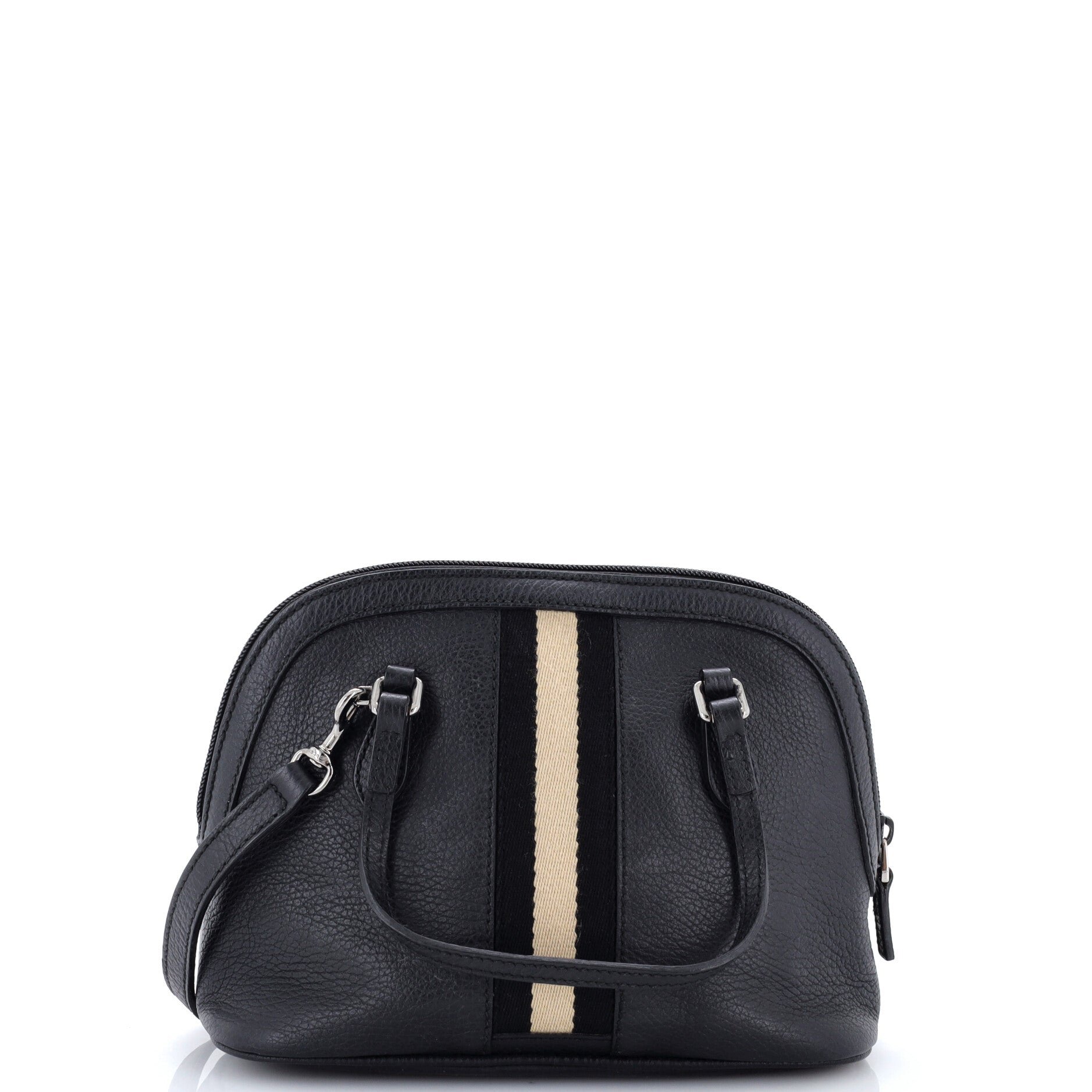 Web Convertible Dome Satchel Leather Mini