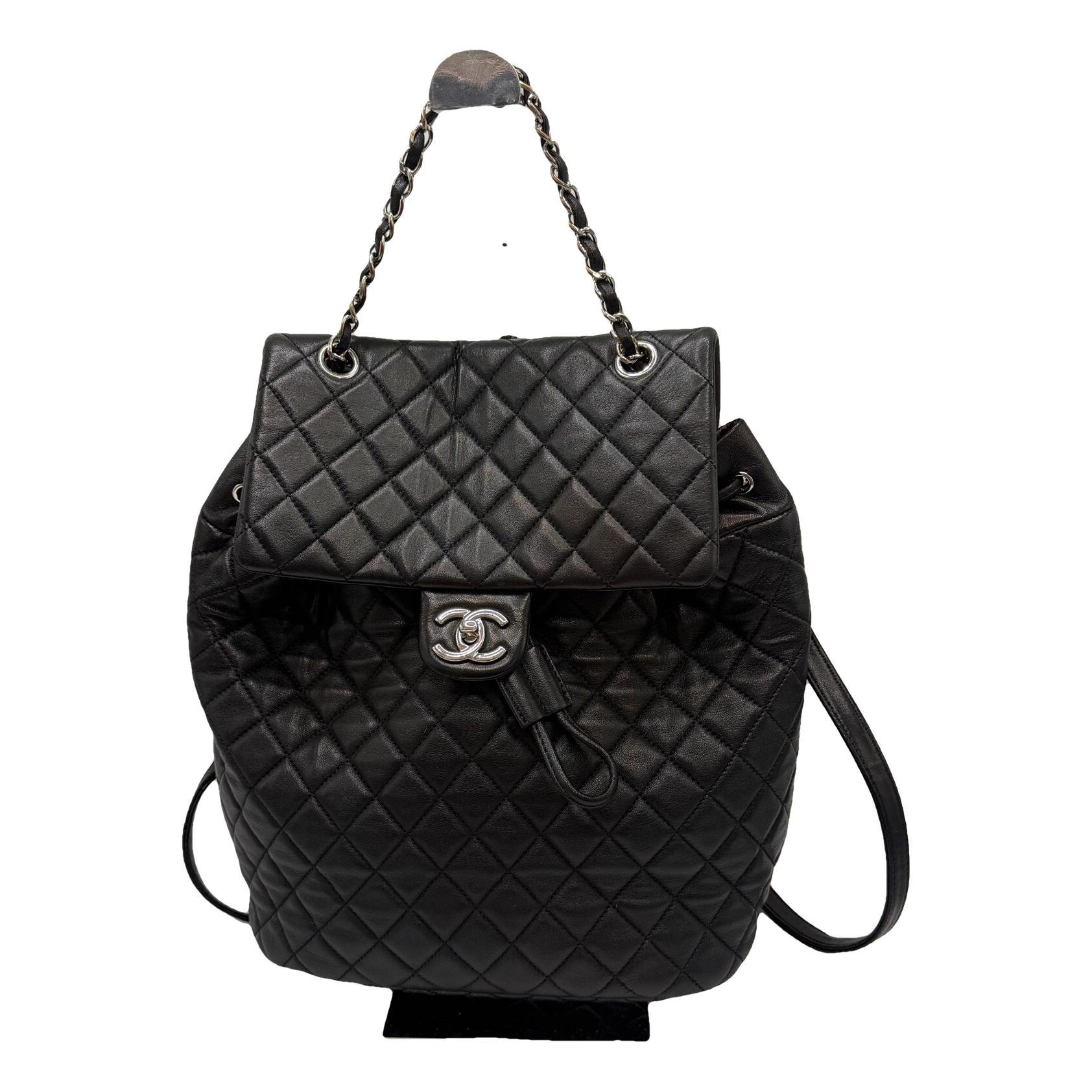Leather backpack