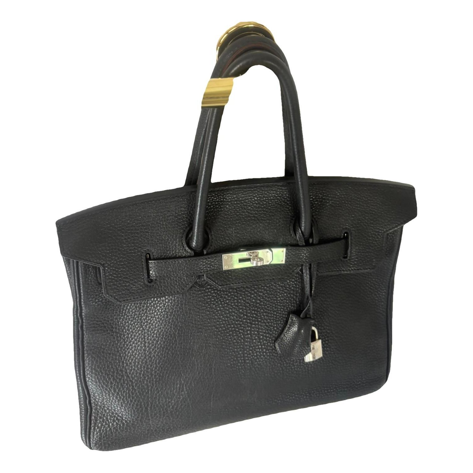Birkin 35 leather handbag
