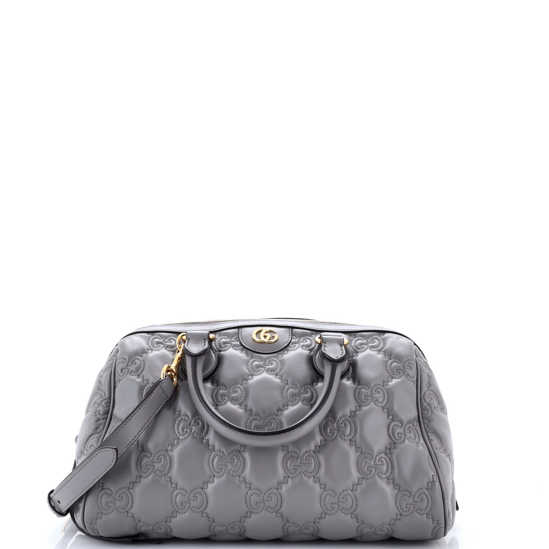 Ophidia Convertible Boston Top Handle Bag GG Matelasse Leather Medium