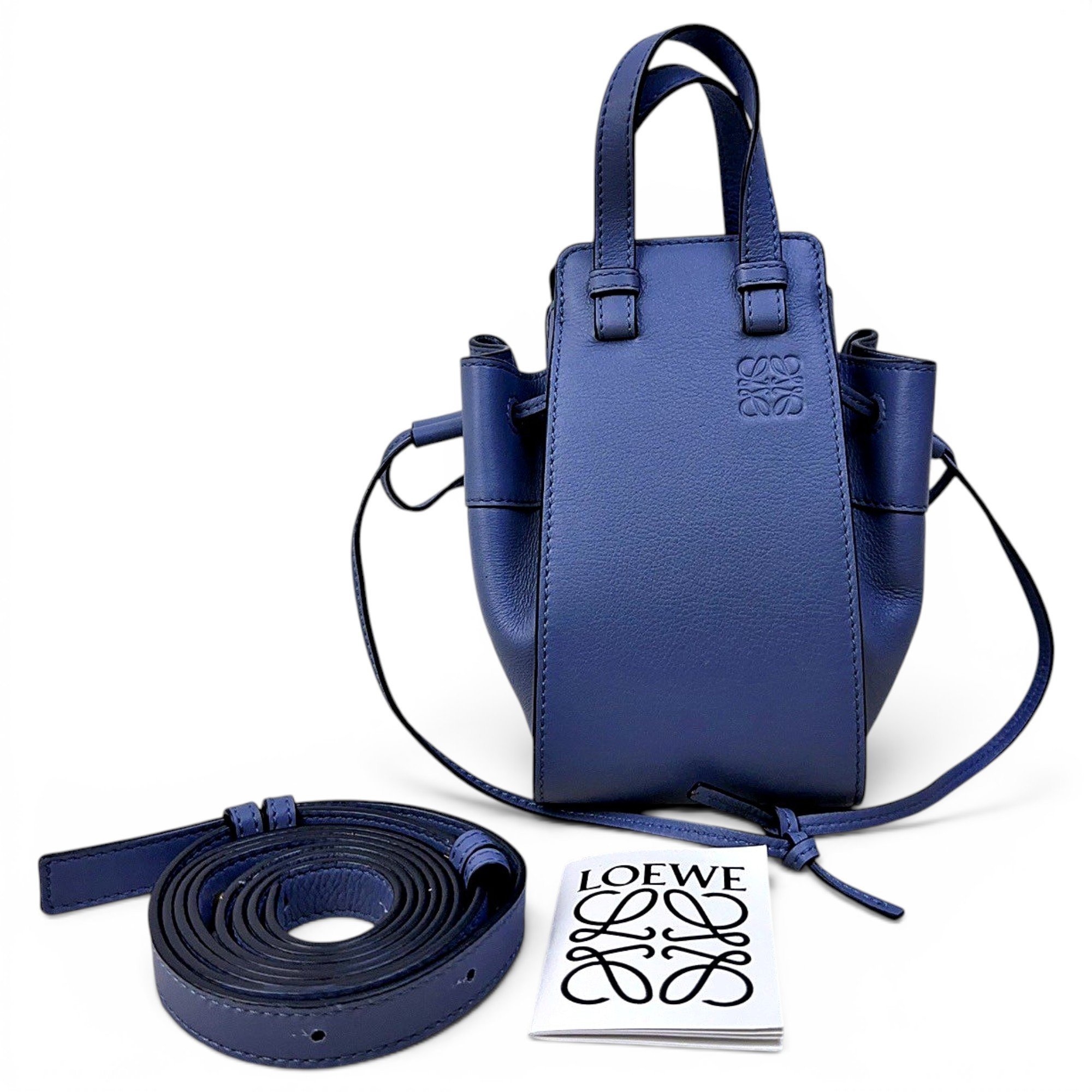 Hammock leather handbag