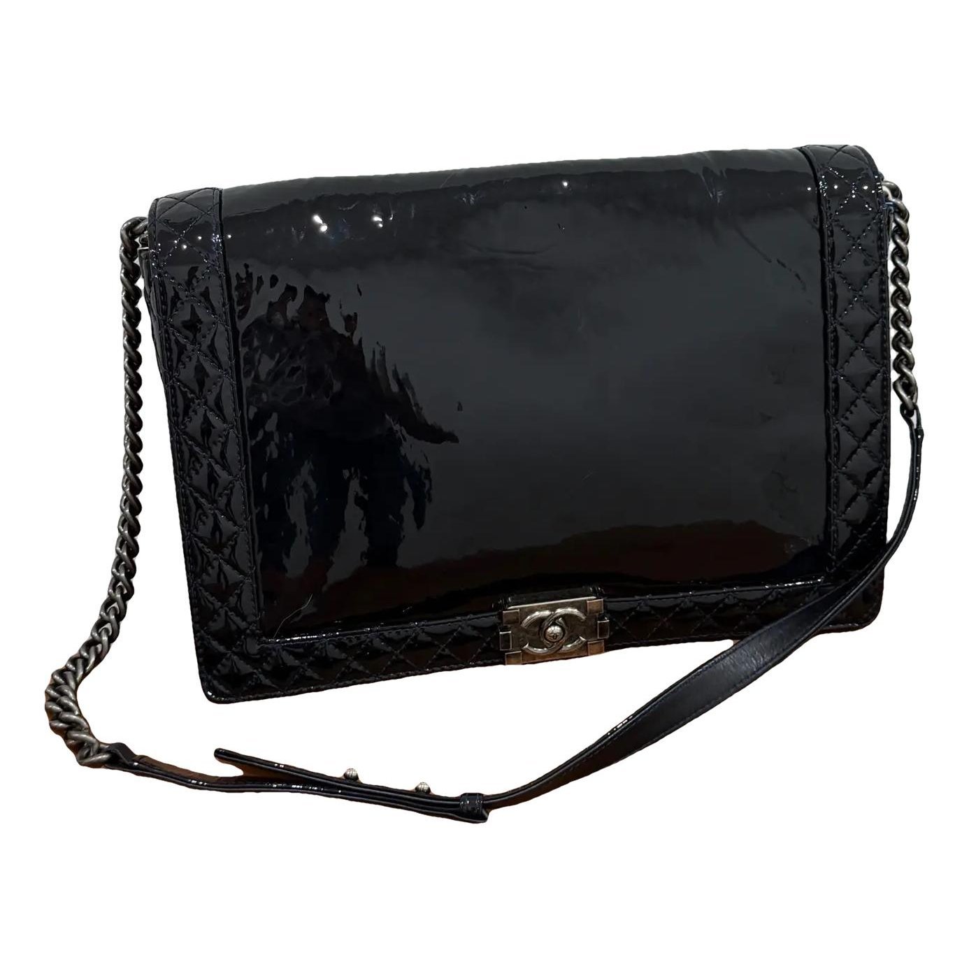 Patent leather crossbody bag