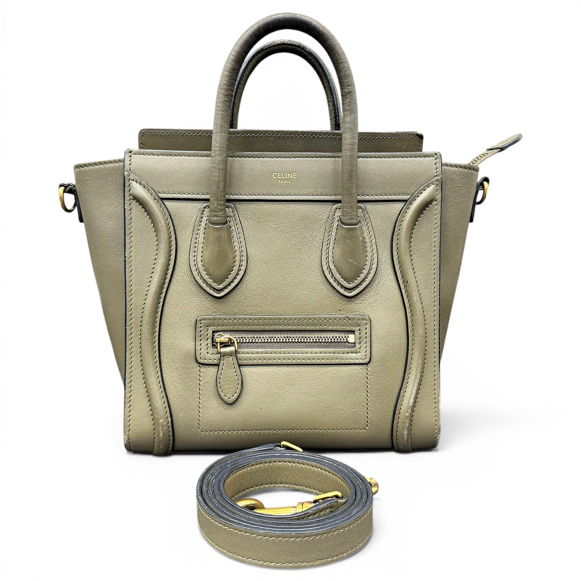 Luggage leather handbag