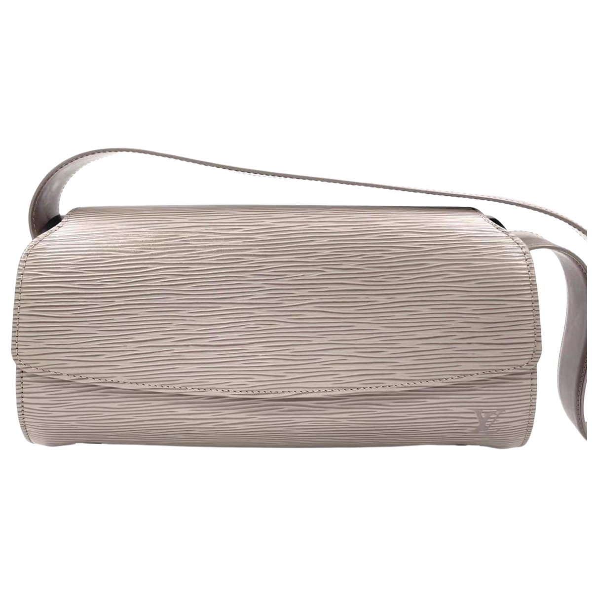 Leather clutch bag