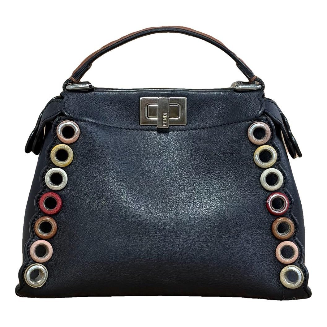 Peekaboo leather handbag