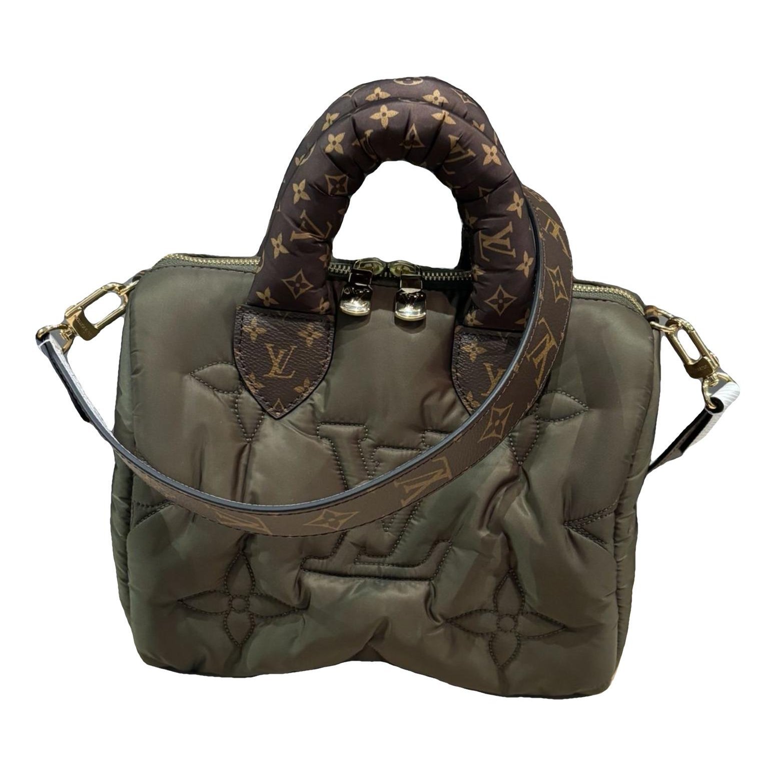 Nano Speedy / Mini HL leather crossbody bag