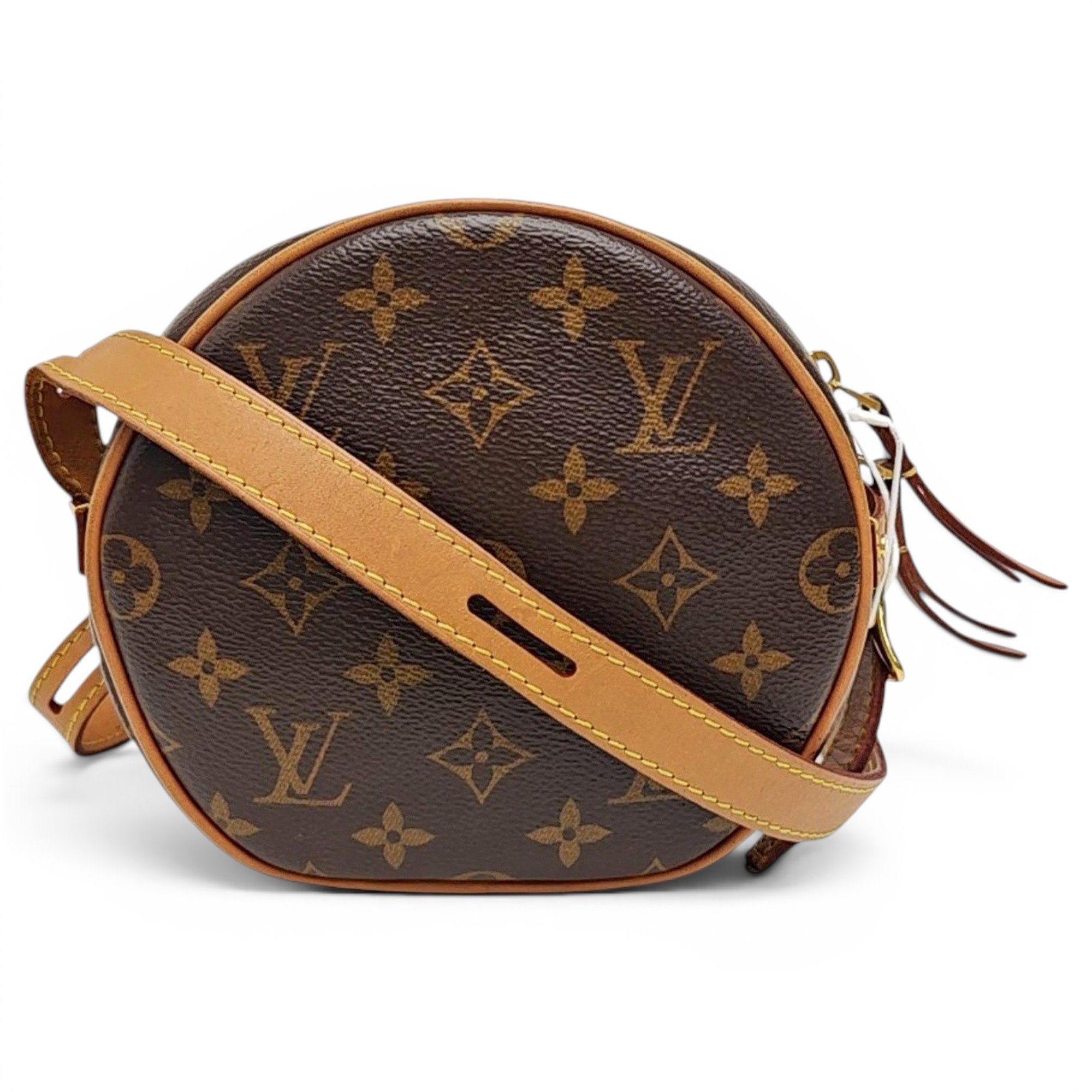 Micro boite chapeau leather handbag