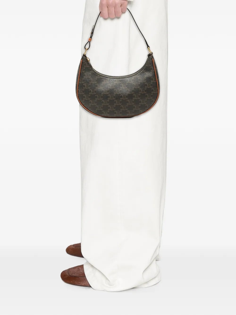 2021 Triomphe Coated Canvas Ava shoulder bag