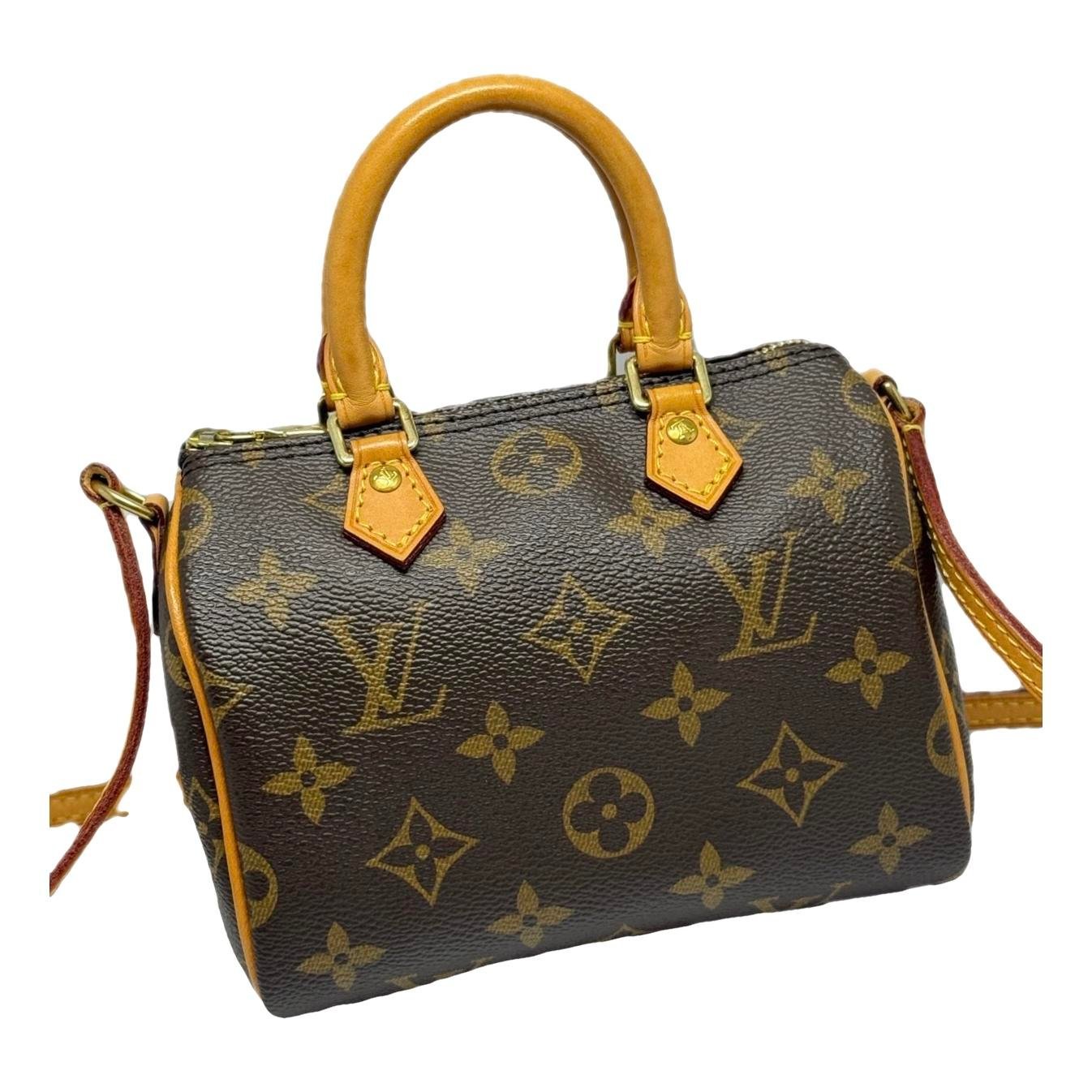 Nano Speedy / Mini HL leather handbag