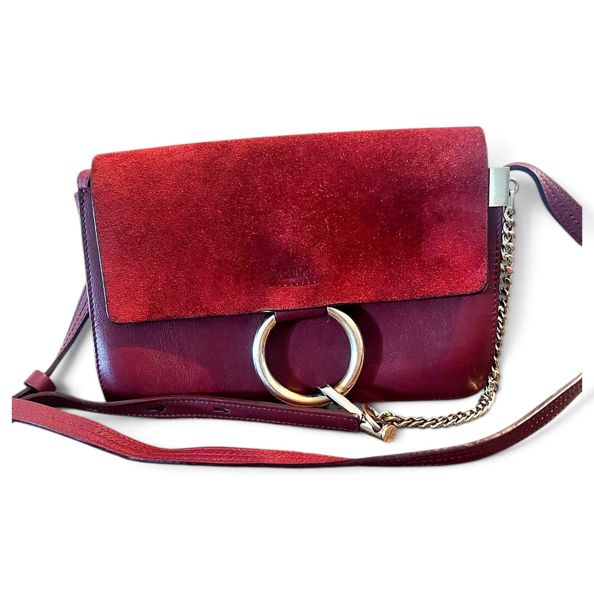Faye leather handbag