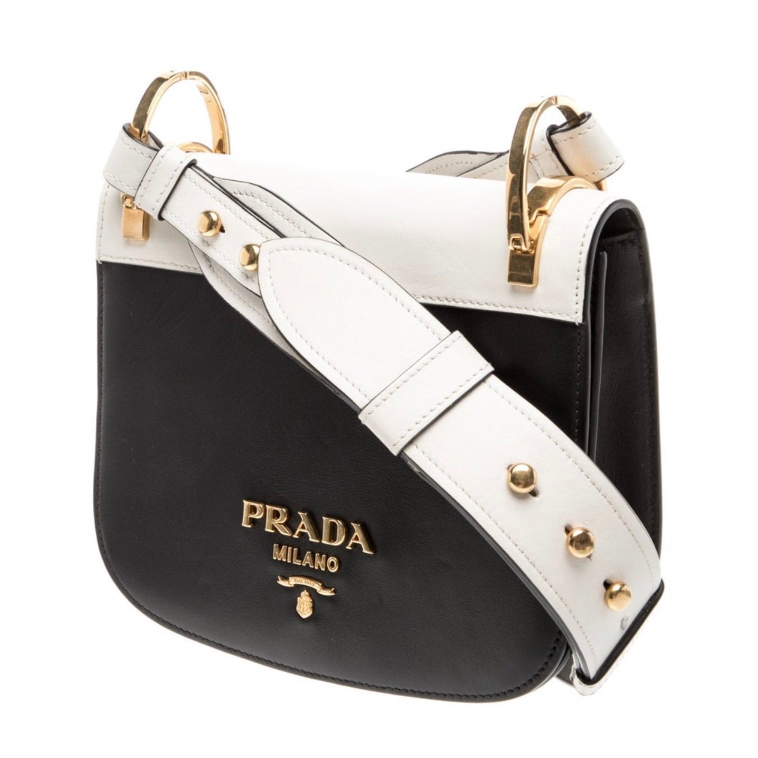 Pionnière leather crossbody bag
