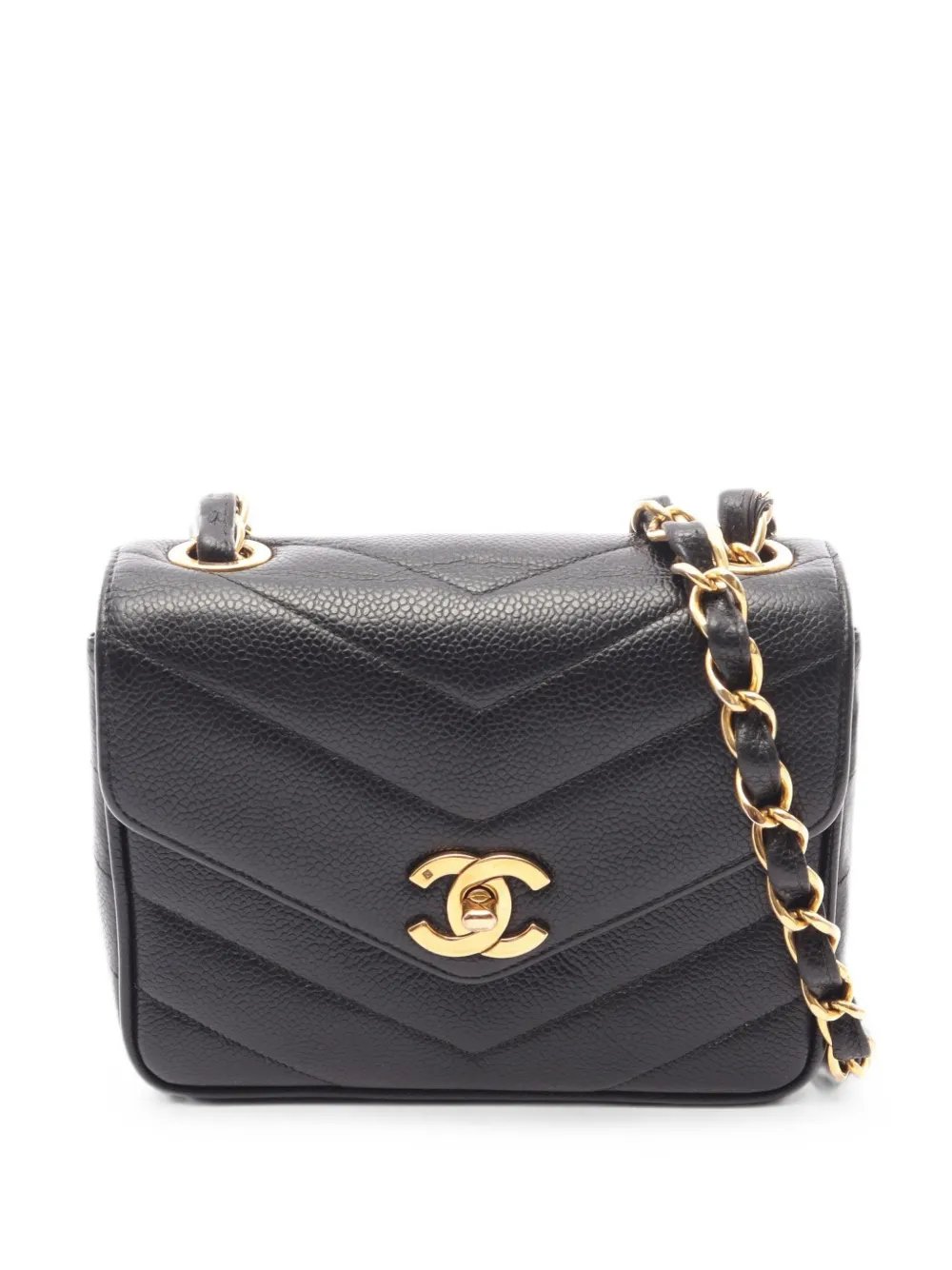 1994-1996 mini Chevron V-stitch cross body bag