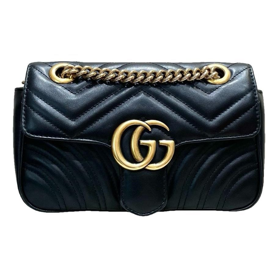 GG Marmont Flap leather crossbody bag