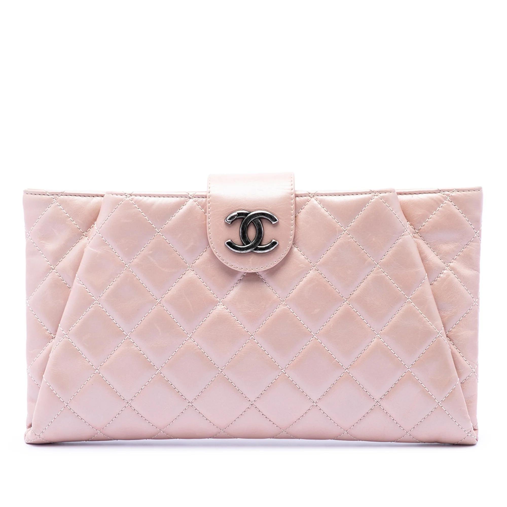 Pony-style calfskin clutch bag
