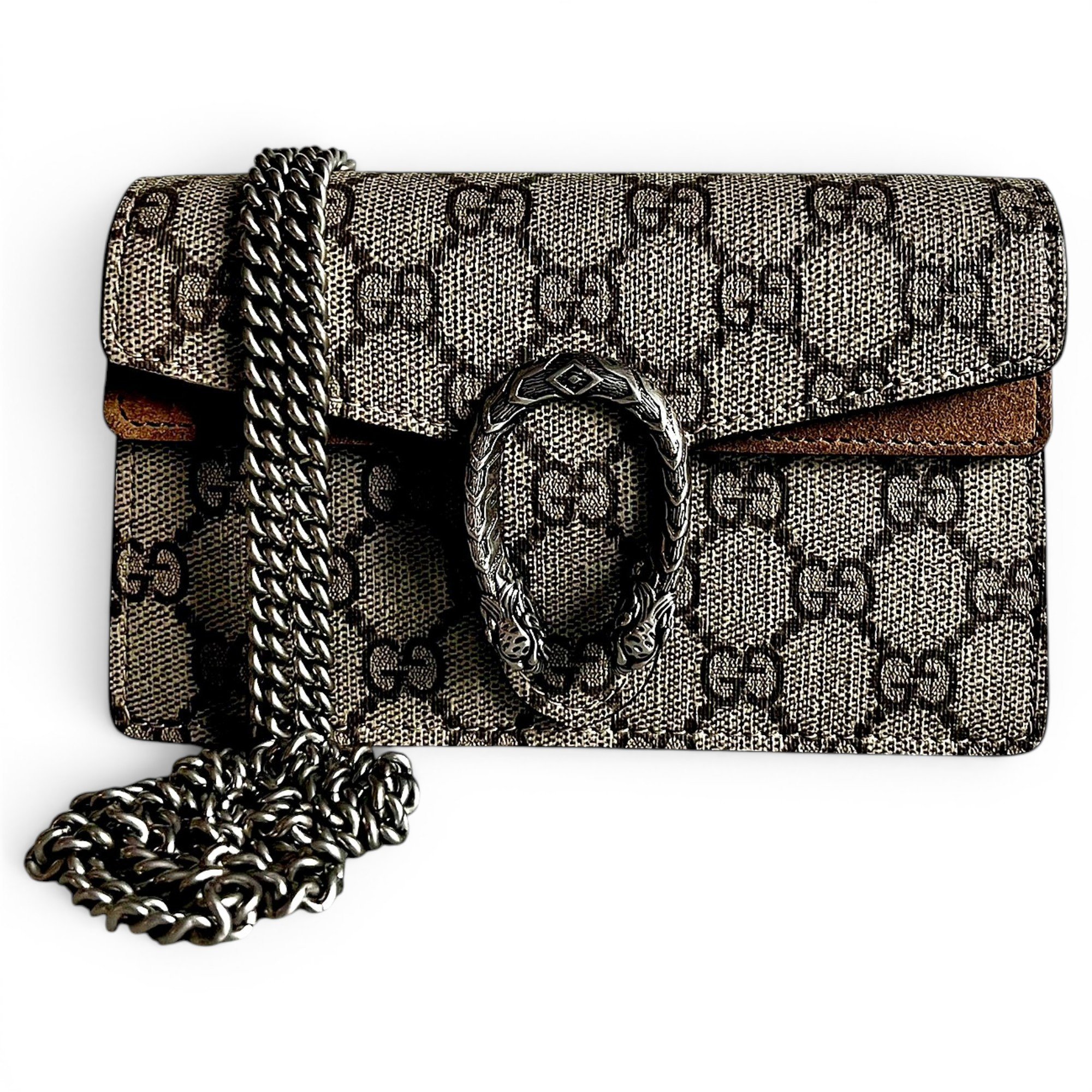 Dionysus Super Mini cloth crossbody bag