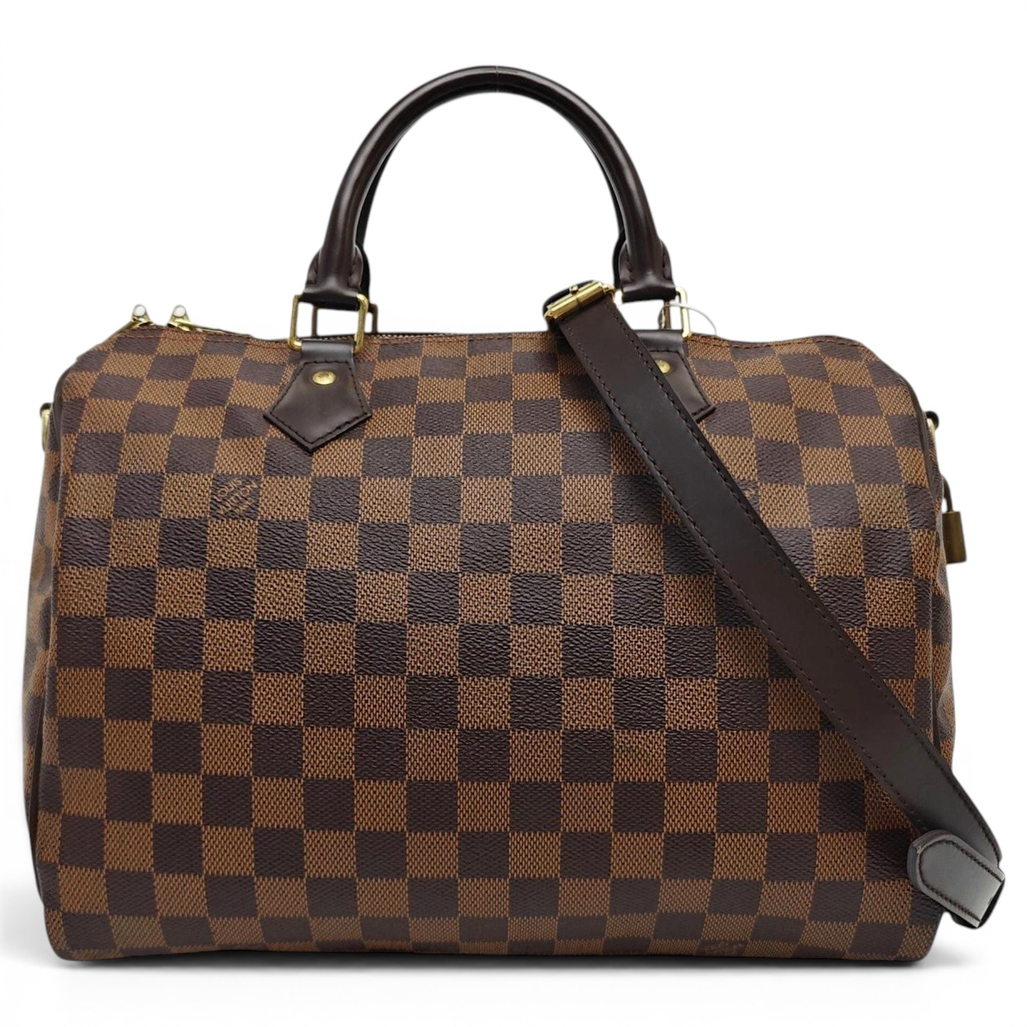 Nano Speedy / Mini HL leather handbag