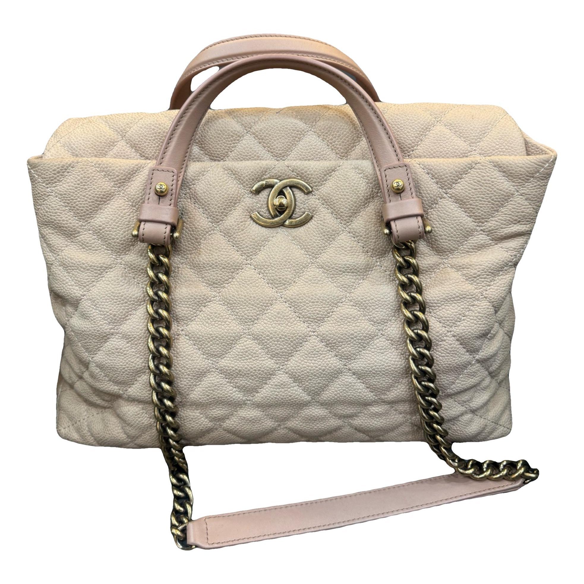 Executive leather tote