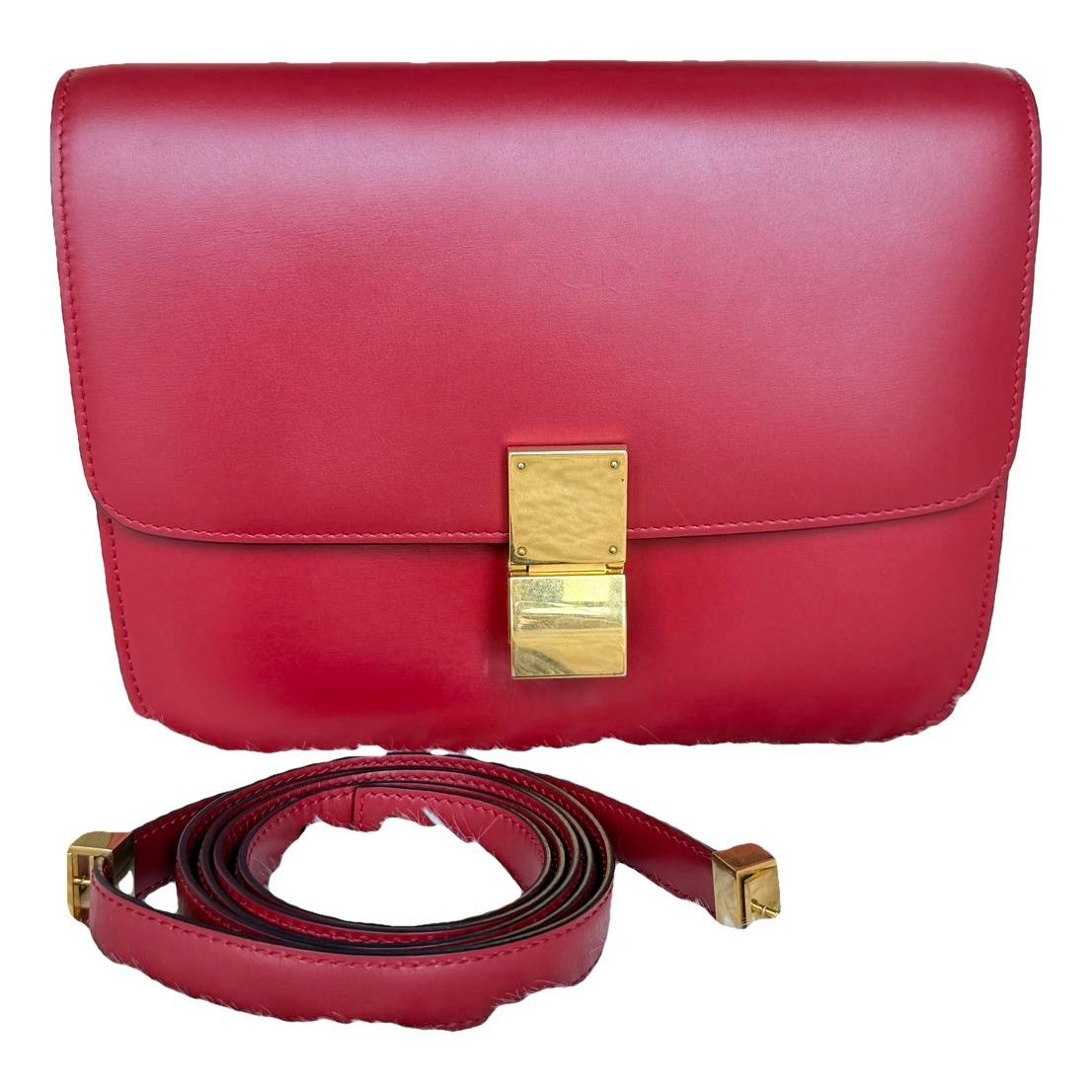 Classic leather crossbody bag