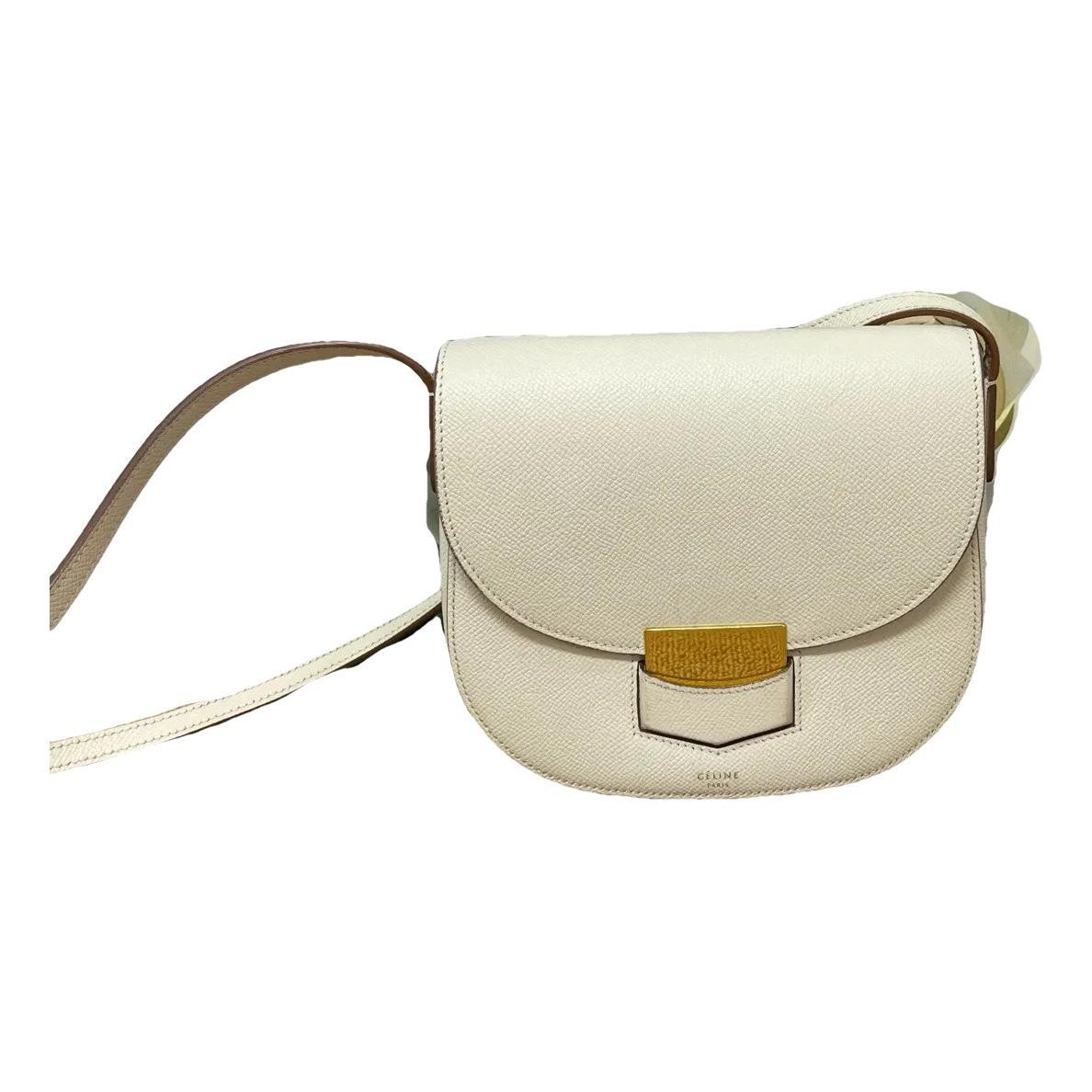 Trotteur leather crossbody bag