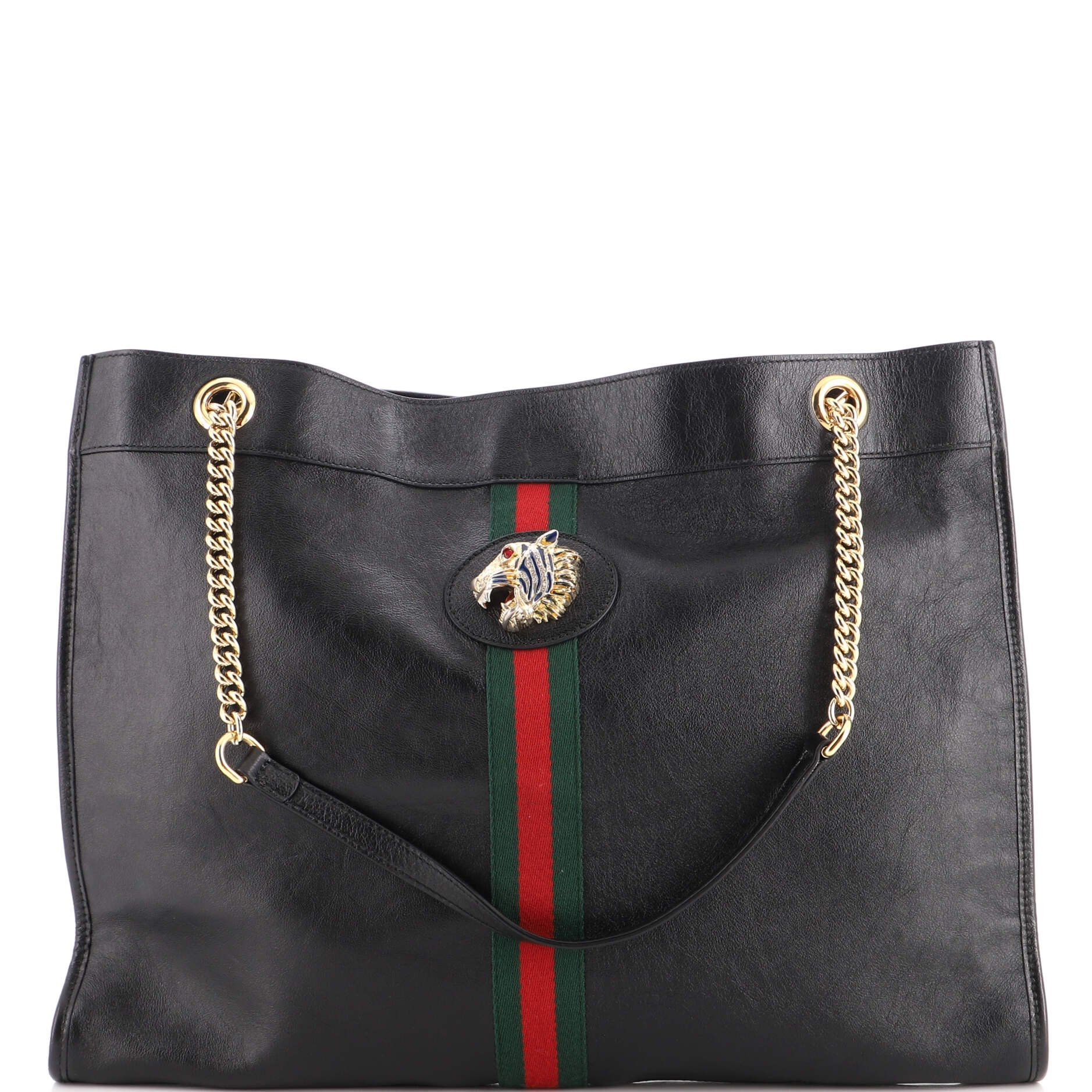 Leather tote
