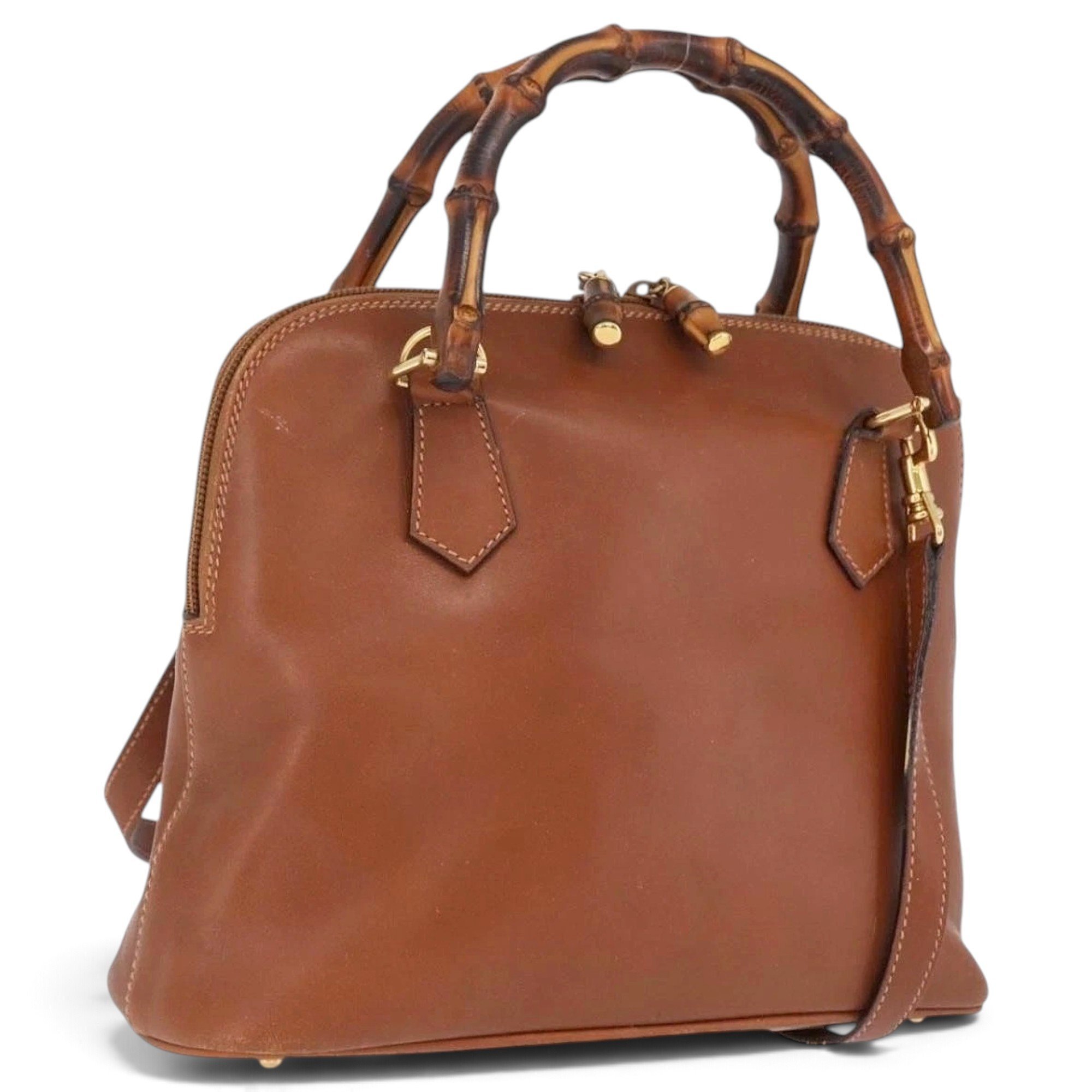 Leather handbag