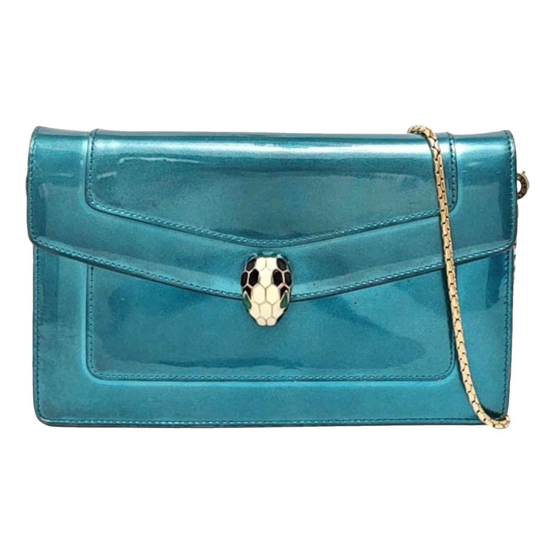 Bvlgari Serpenti patent leather crossbody bag