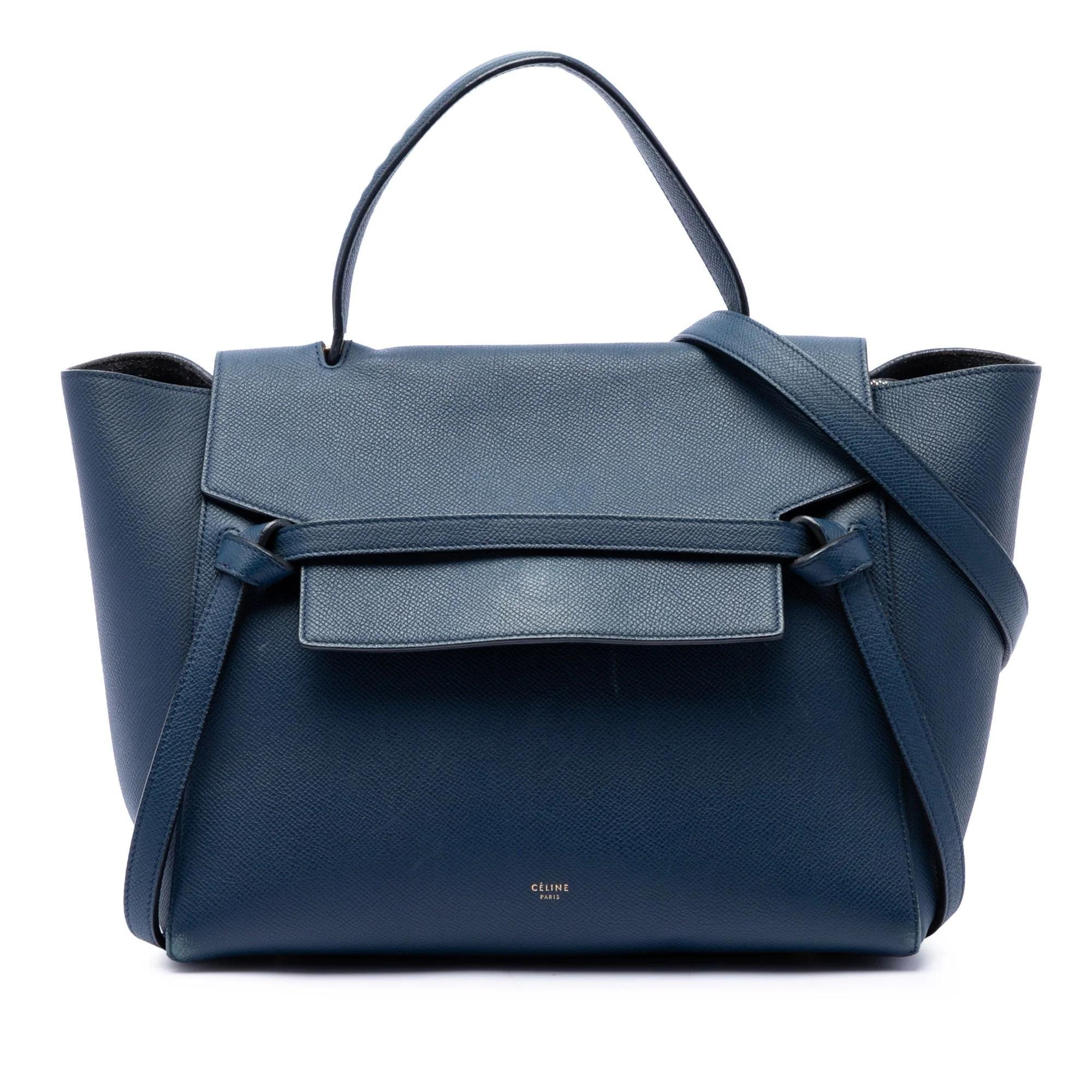 Belt pony-style calfskin handbag