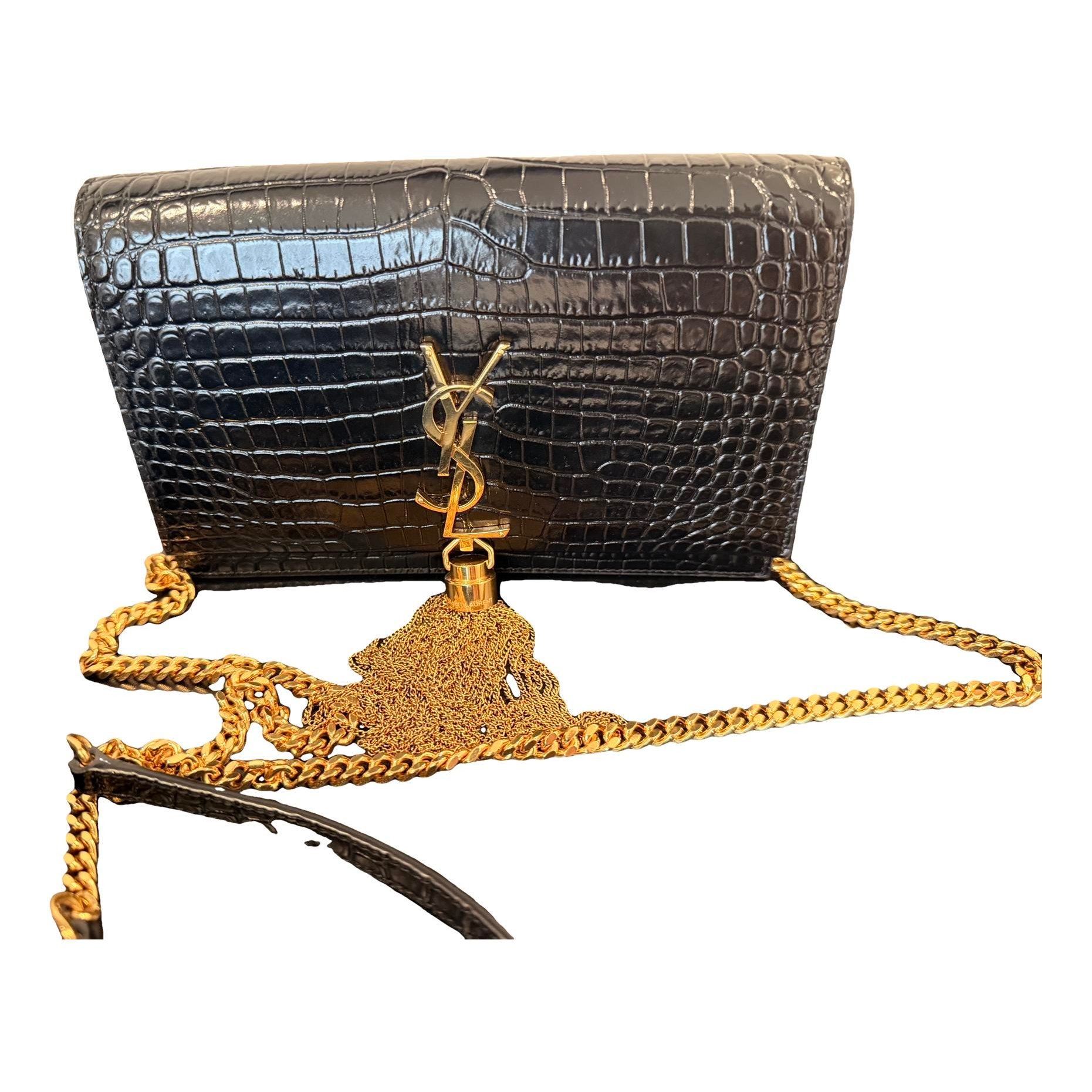 Patent leather mini bag