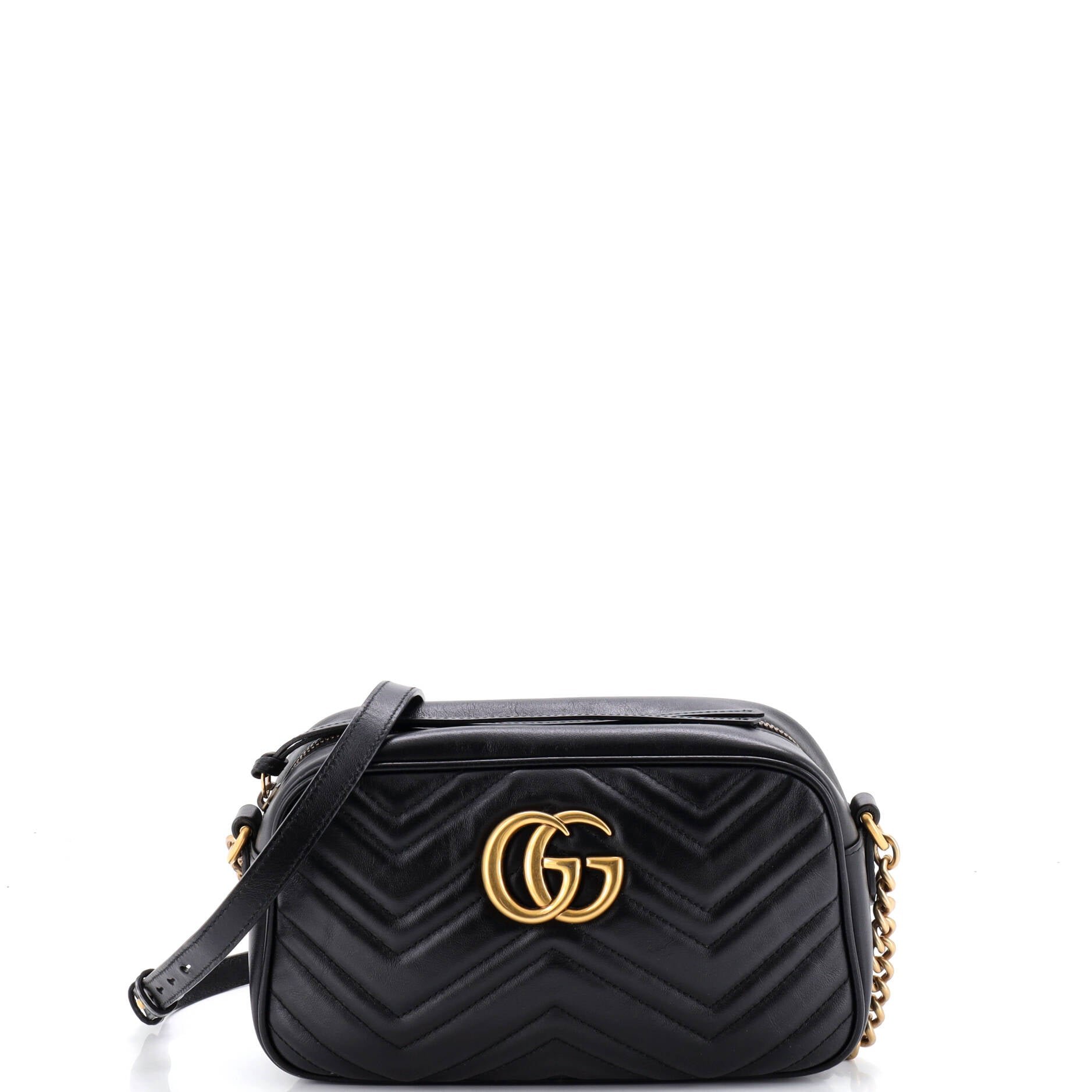 GG Marmont Shoulder Bag Matelasse Leather Small