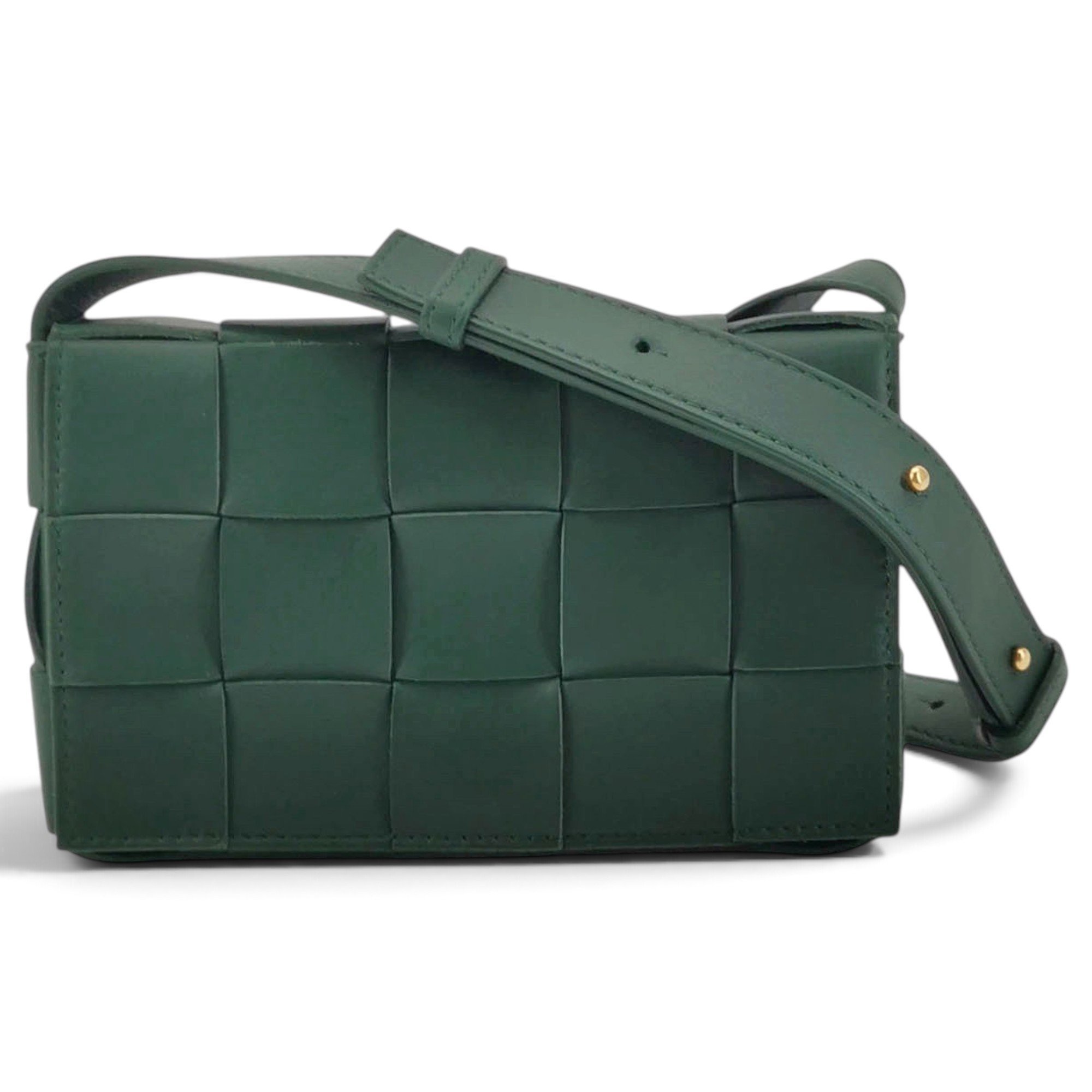 Cassette leather crossbody bag