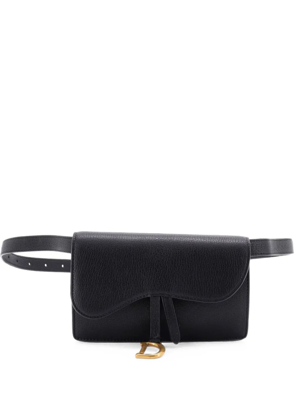 Saddle Rectangular Leather belt bag