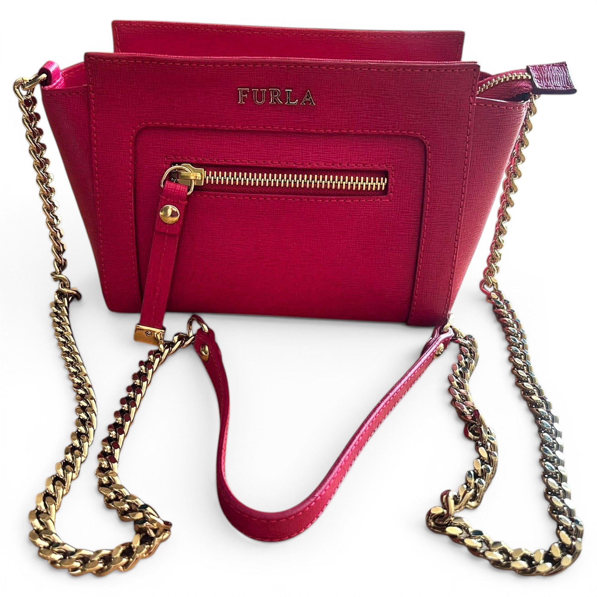 Leather handbag