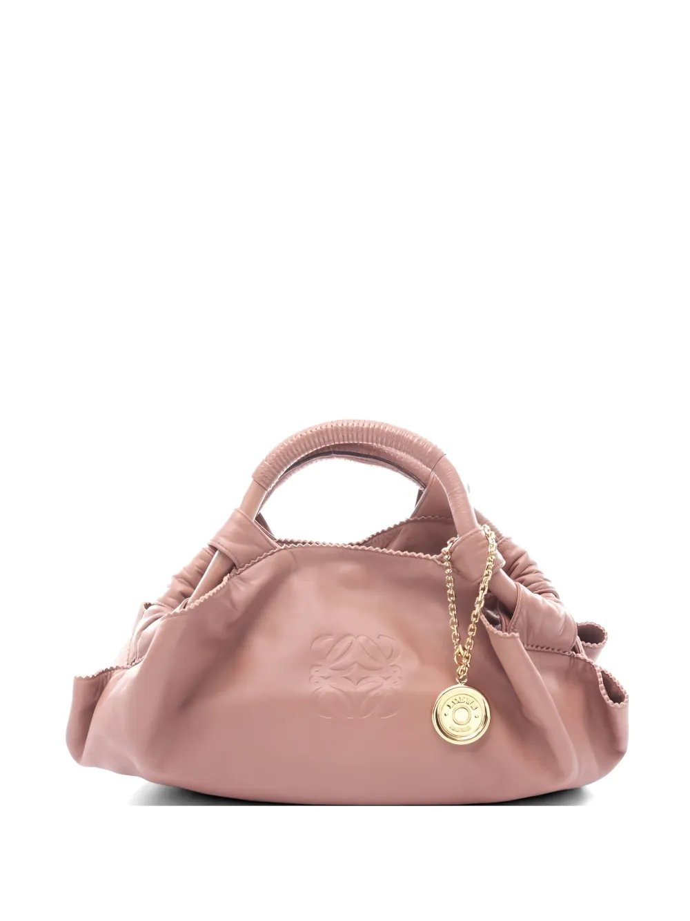 2000s leather tote bag