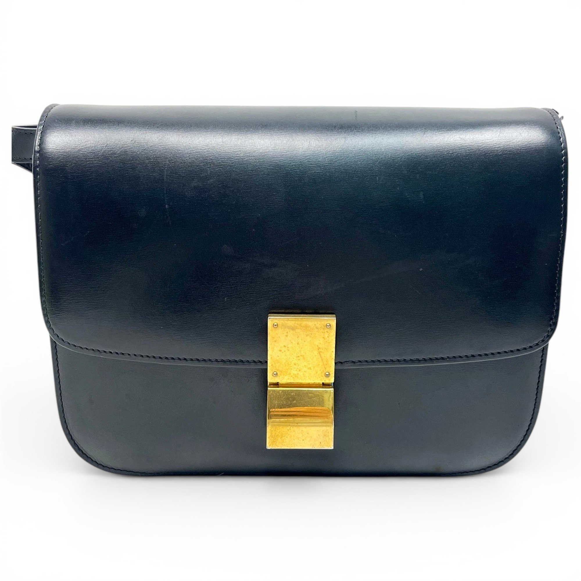 Classic leather handbag