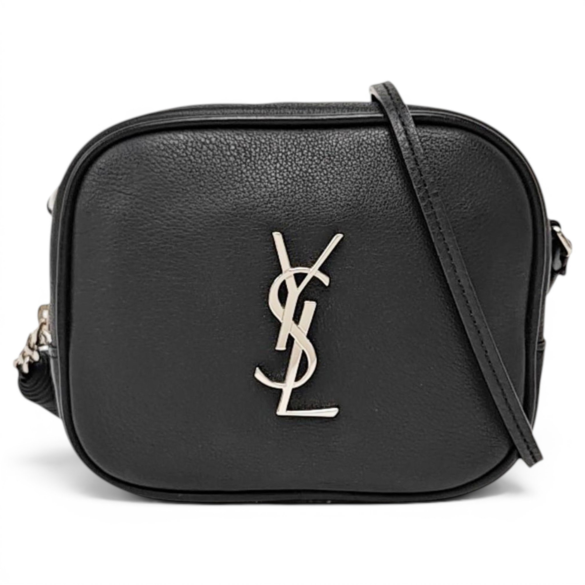 Blogger leather crossbody bag