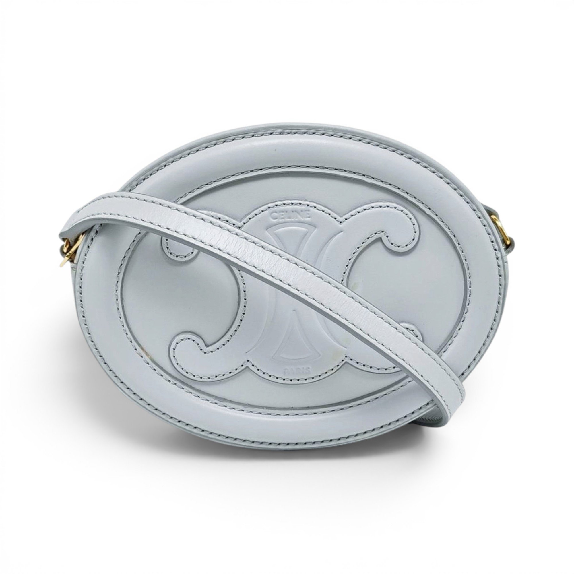 Triomphe leather handbag