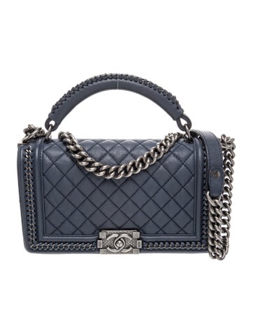 Medium Top Handle Chain Around Boy Bag