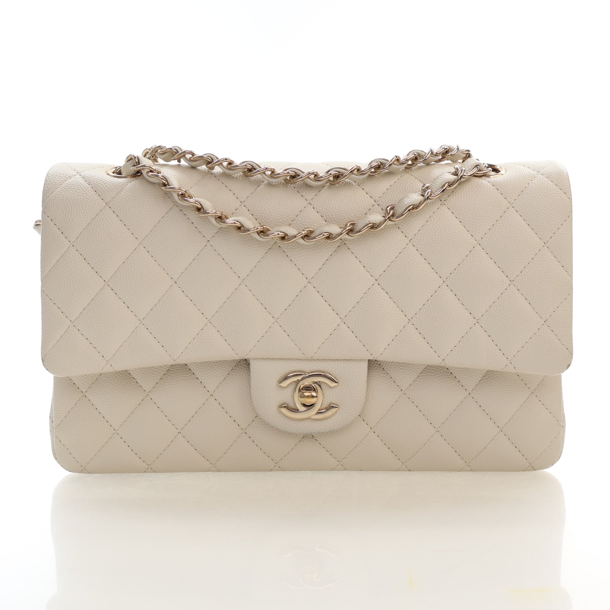 Chanel Medium Caviar Double Classic Flap Bag